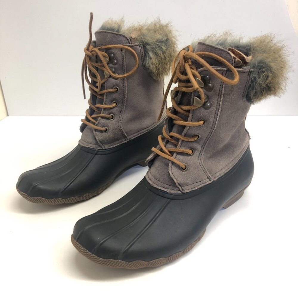 Sperry Top-Sider Women's White Water Fur Lined Boot Size 10 - Picture 4 of 9